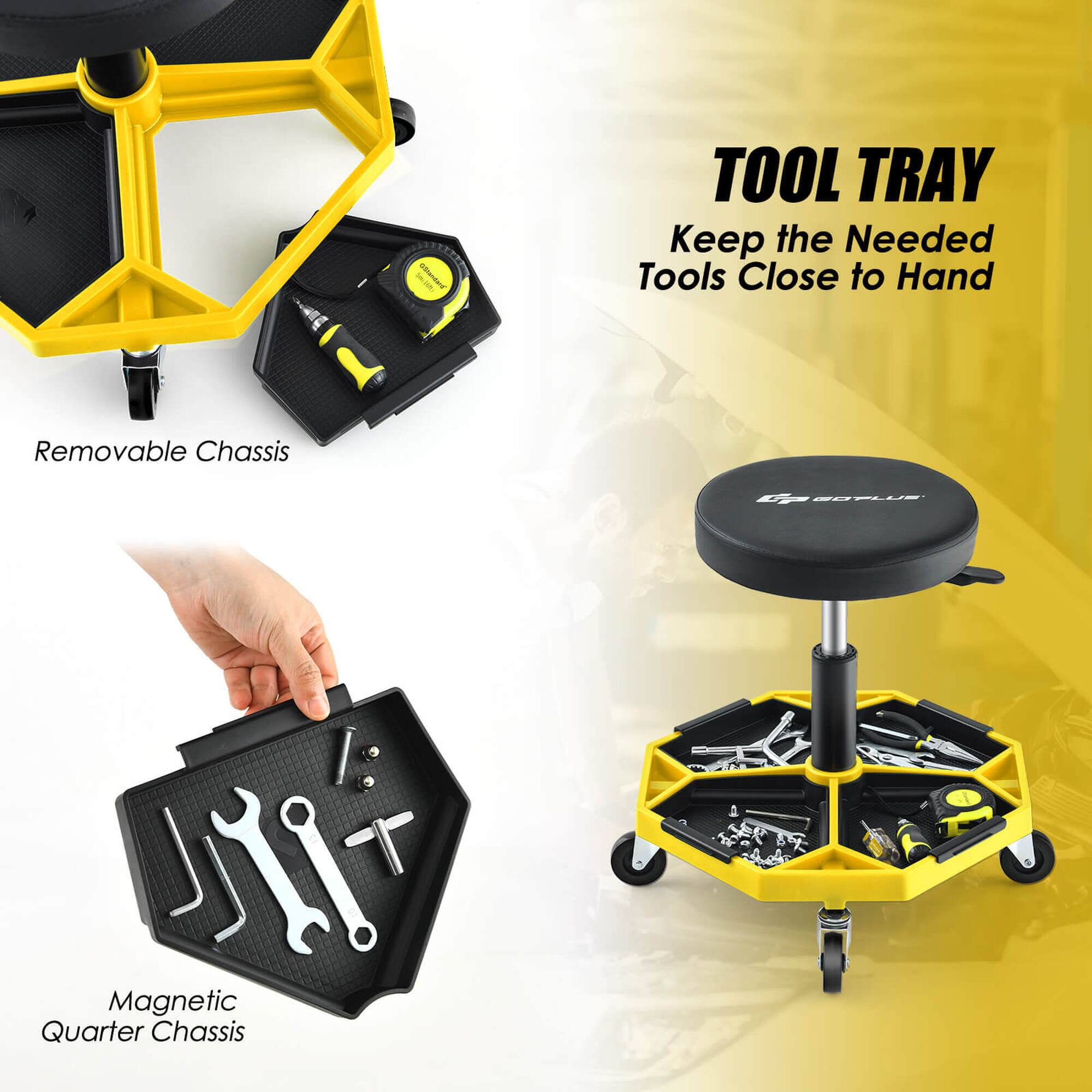 - TOOL TRAY
- Keep the Needed Tools Close to Hand
- Removable Chassis
- Magnetic Quarter Chassis