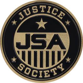 PopMarket - DC Black Adam - Limited Edition Medallion - Justice Society - COLLECTIBLES - Multicolor