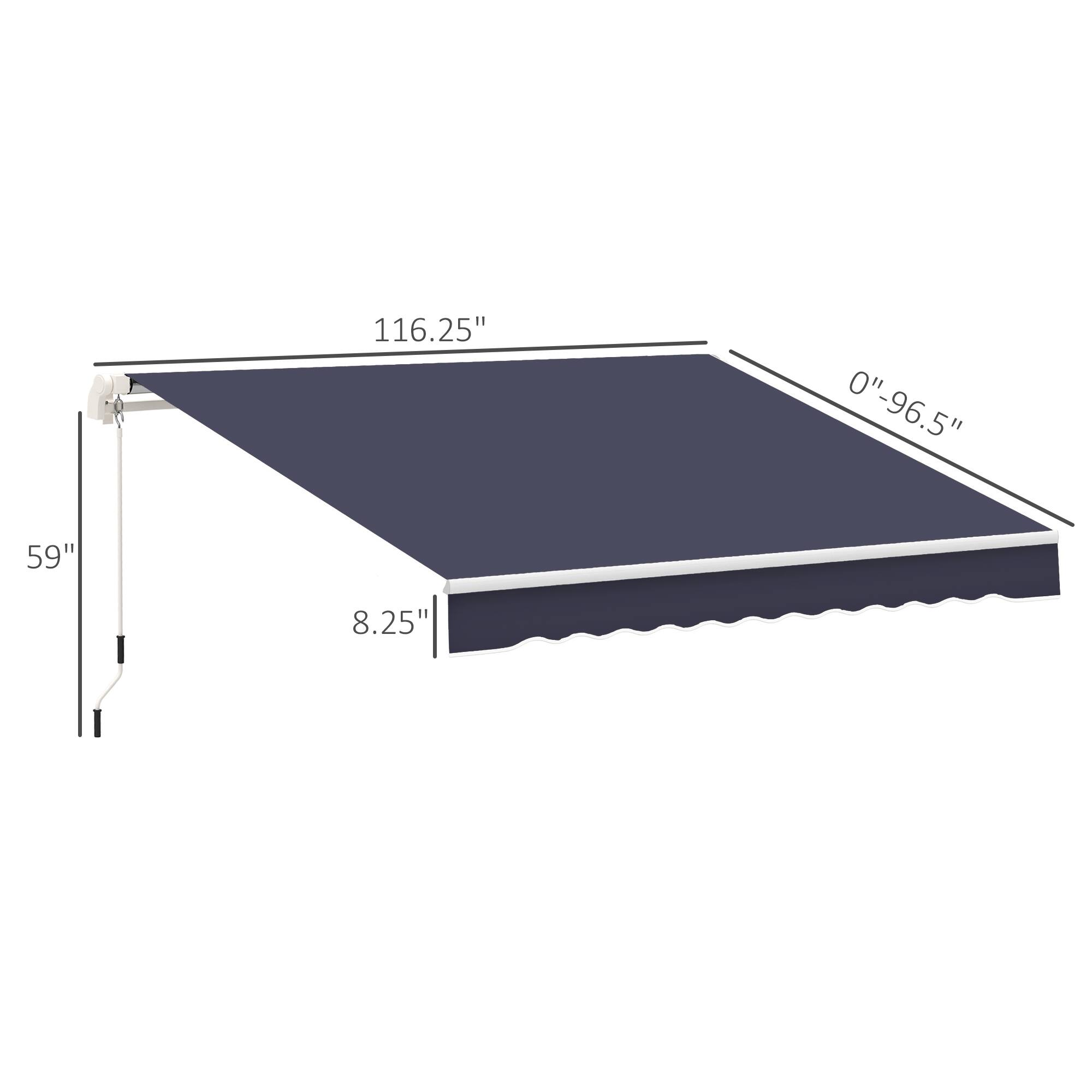 116.25", 0"-96.5", 59", 8.25"