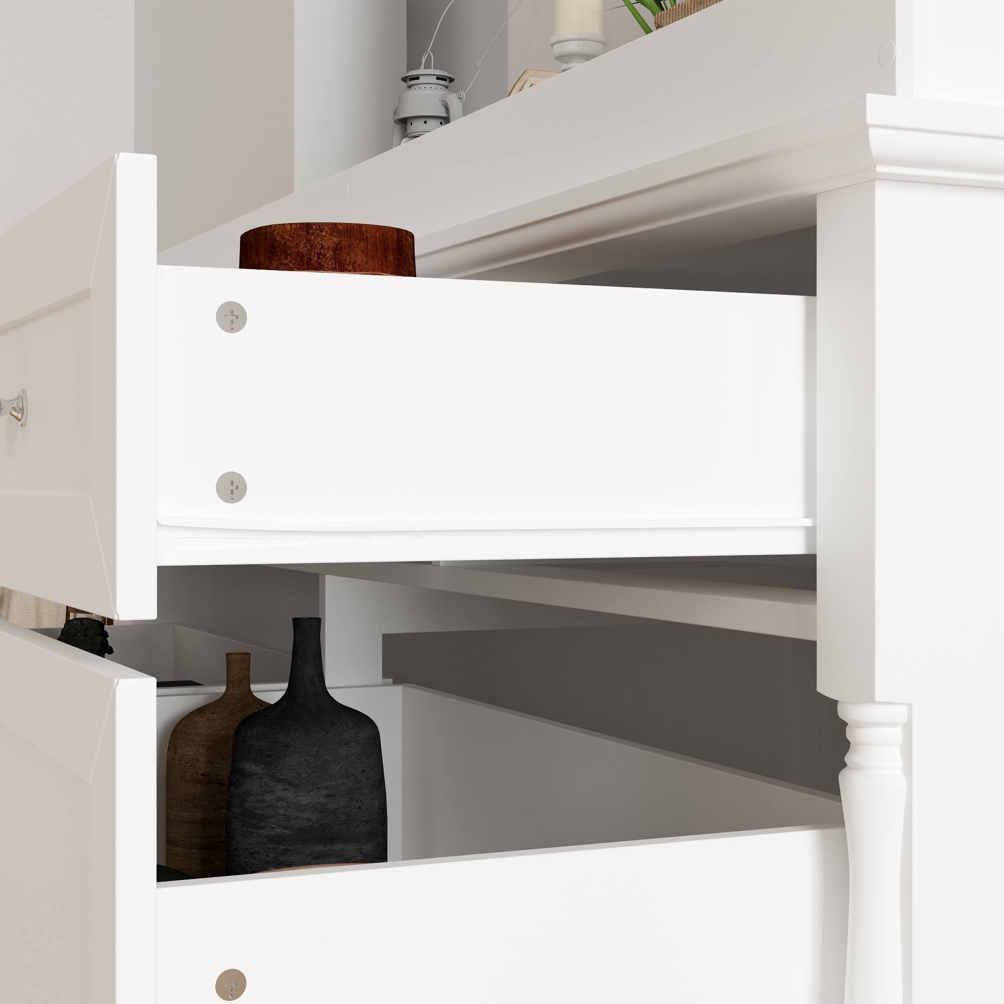 Alt View 6. FUFU & GAGA - FUFU&GAGA Multi - Drawer Dresser: All - Scene Organizing Master - White.