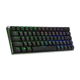 Cooler Master - SK622 Hybrid Wired Mechanical Low Profile Gaming Keyboard (Gray) - Black