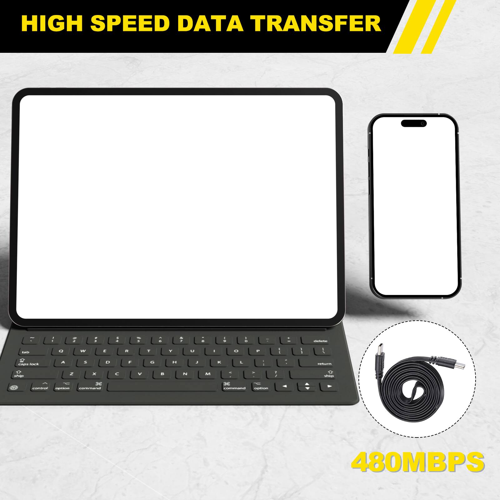 HIGH SPEED DATA TRANSFER  
480MBPS