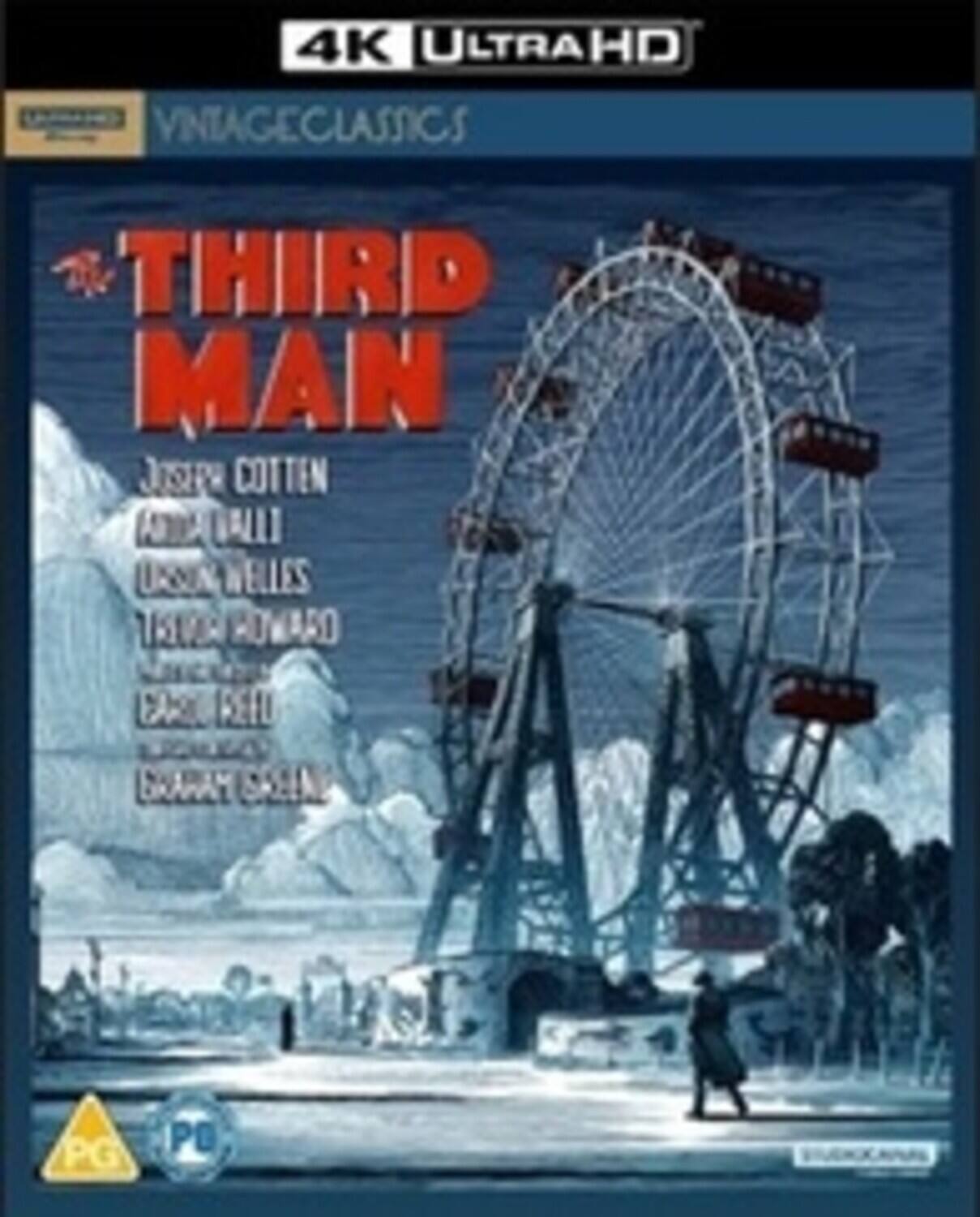 Front. The Third Man   - 4K Blu-Ray.