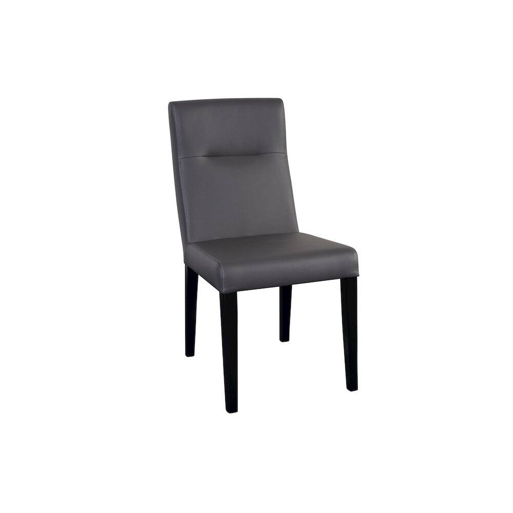 Angle. Porter Designs - Verona Contemporary Dining Chair - Gray.