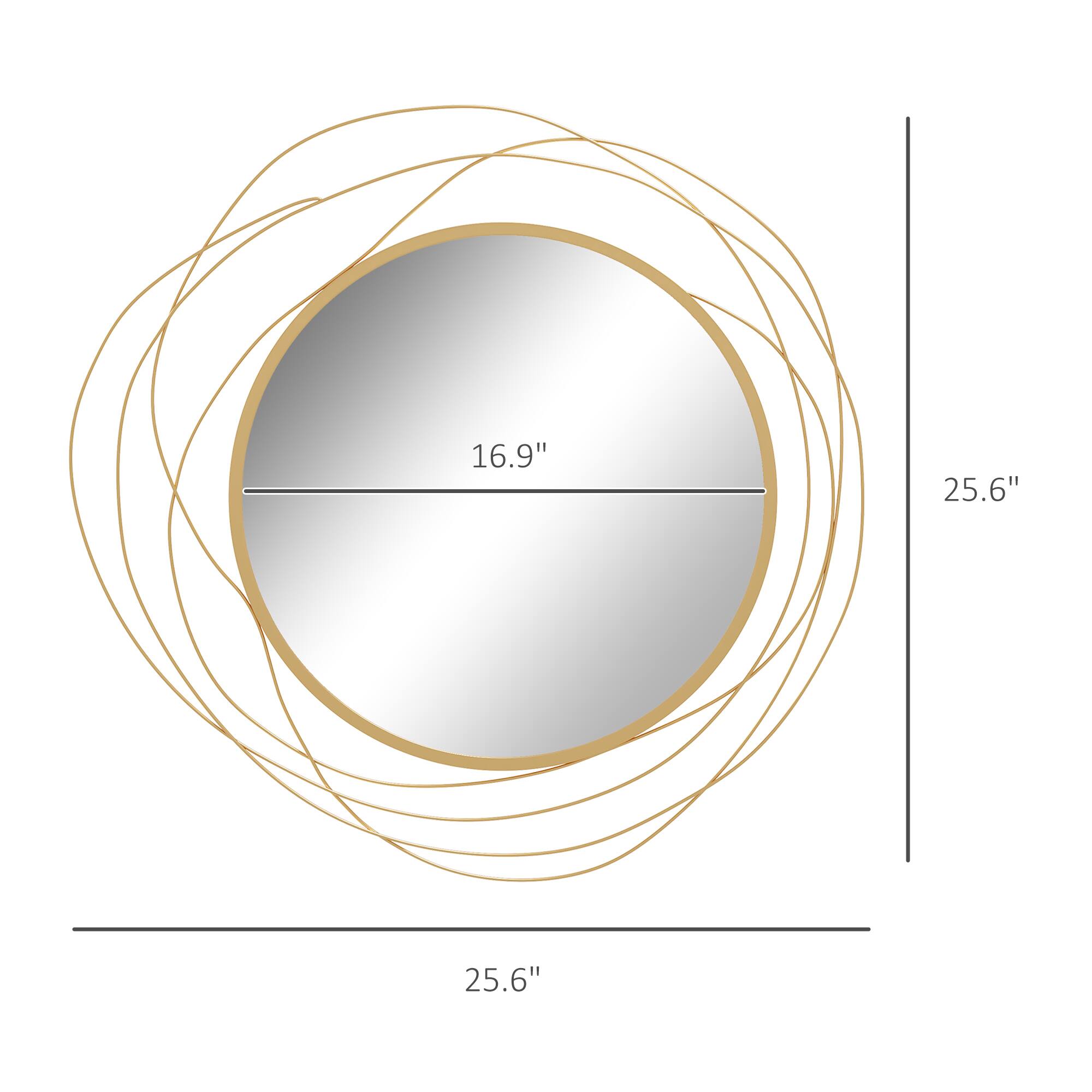 16.9"  
25.6"  
25.6"