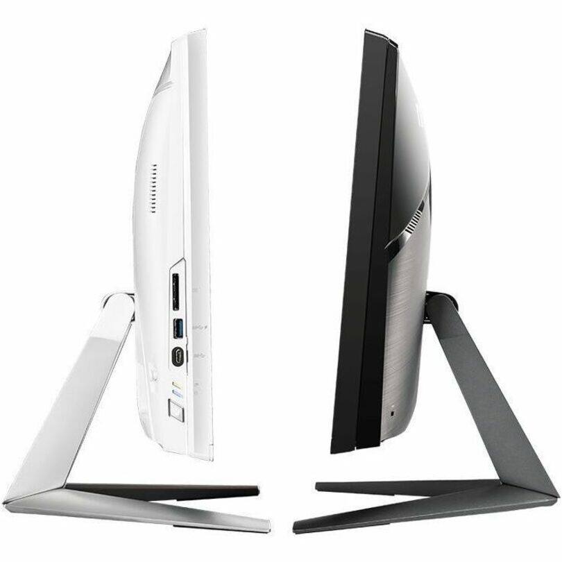 Alt View 2. MSI - MSI Pro Pro AP222T -004US All-in-One PC- 22" display with touchscreen - Intel Core i5 Gen i5-13400 - 8 GB - 500 GB SSD - Black.