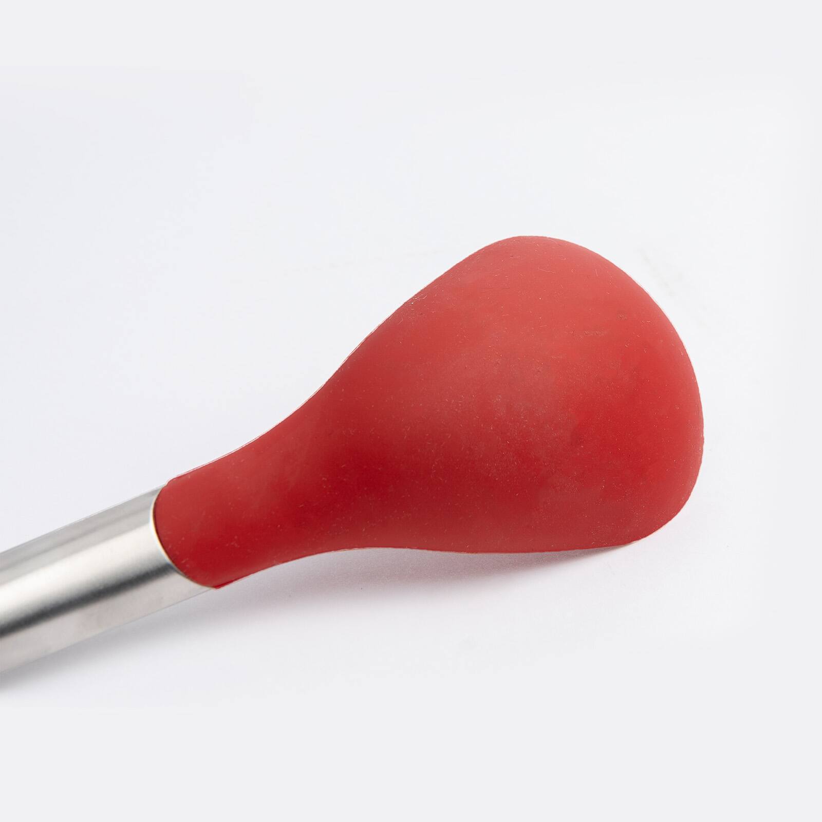 Alt View 2. Cuisipro - Silicone & Stainless Steel Spoon - Red.