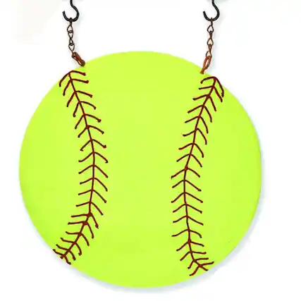 Front. K&K Interiors - K&K Interiors Yellow Softball Arrow Replacement Sign 9.75 inch - Arrow Sold Separately - Yellow.