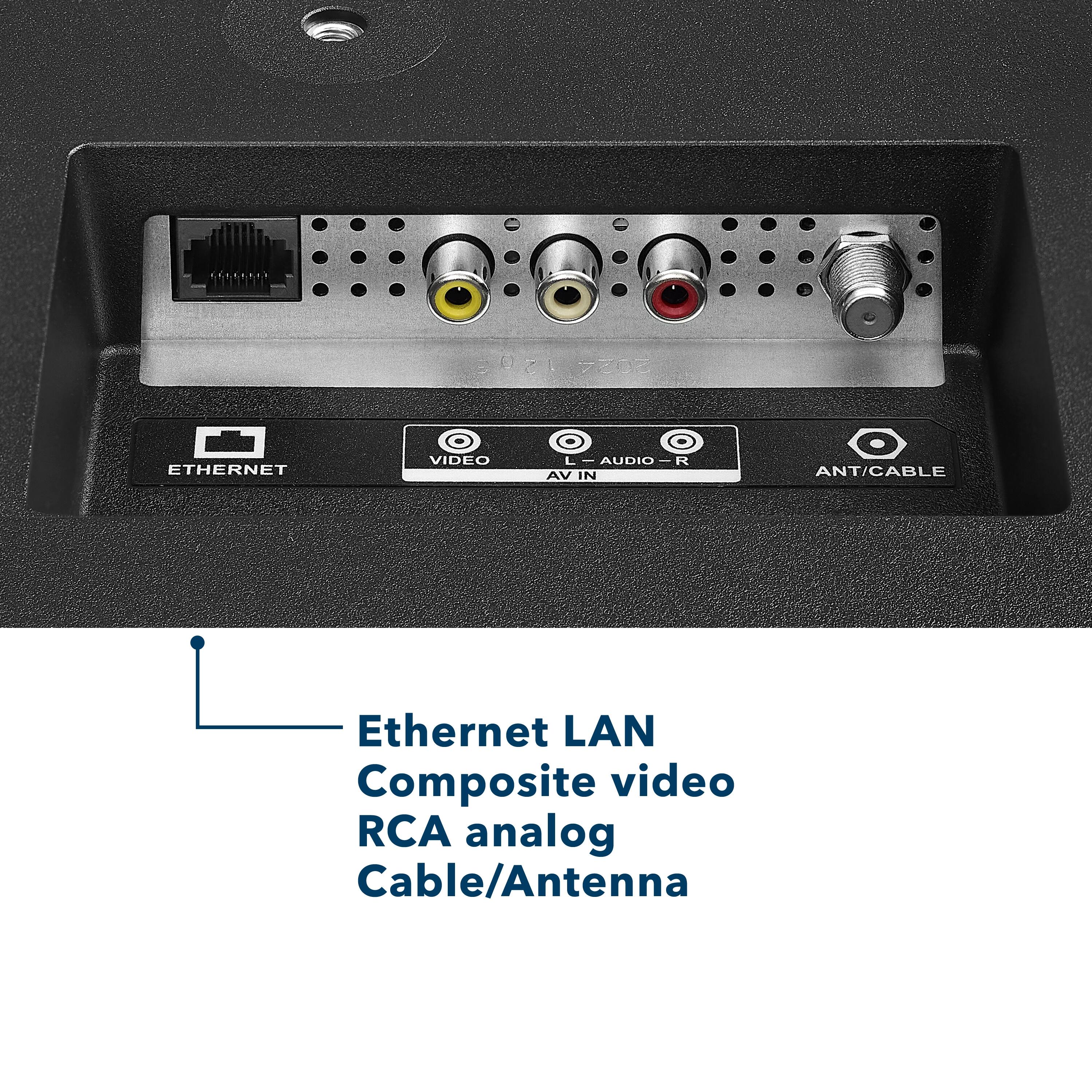 Ethernet LAN Composite video RCA analog Cable/Antenna