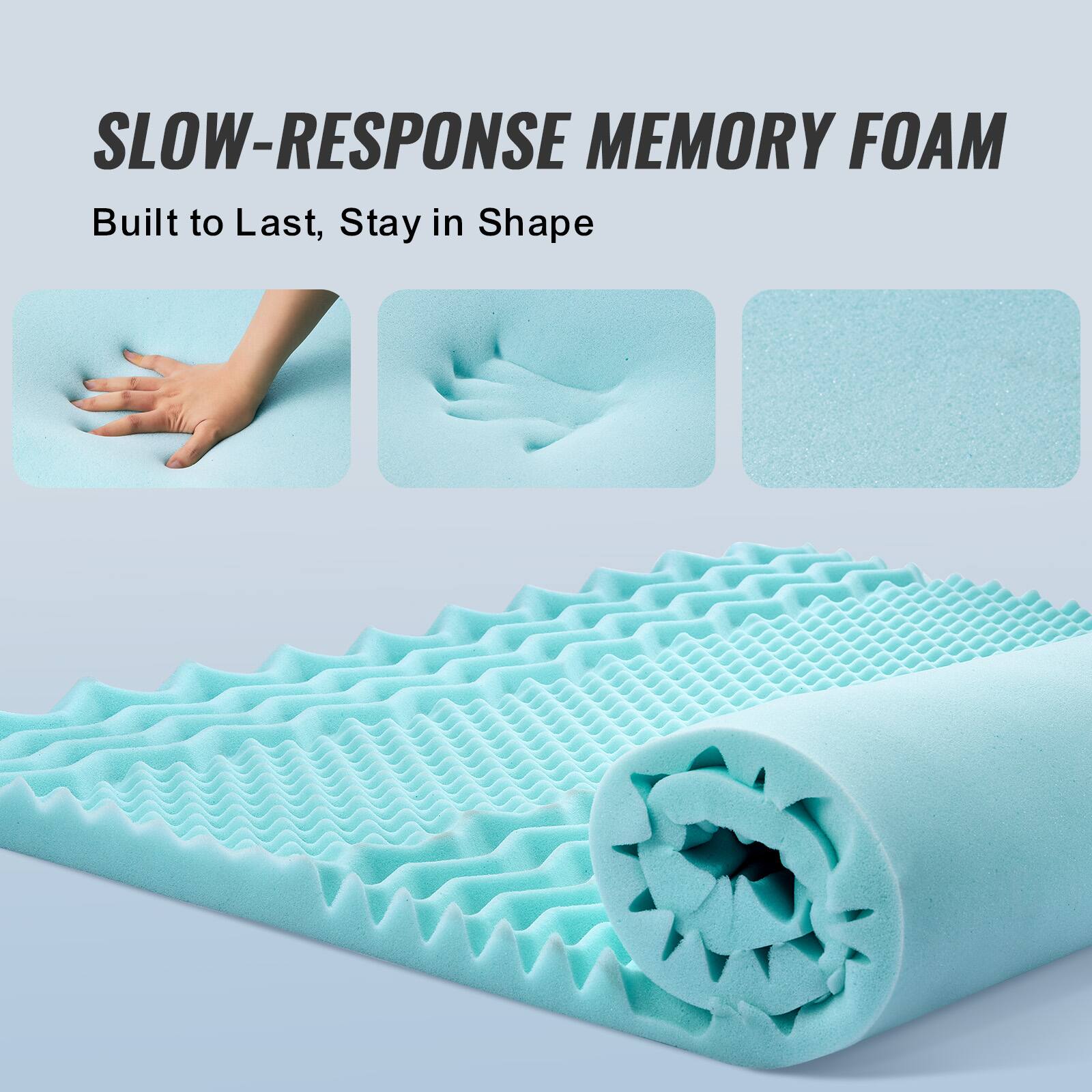 SLOW-RESPONSE MEMORY FOAM  
Built to Last, Stay in Shape