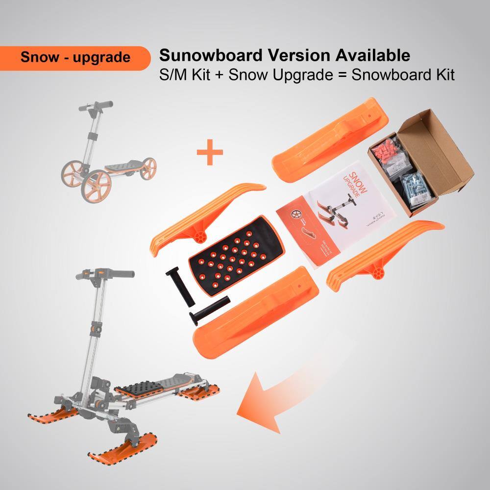 Snow - upgrade  
Sunowboard Version Available  
S/M Kit + Snow Upgrade = Snowboard Kit