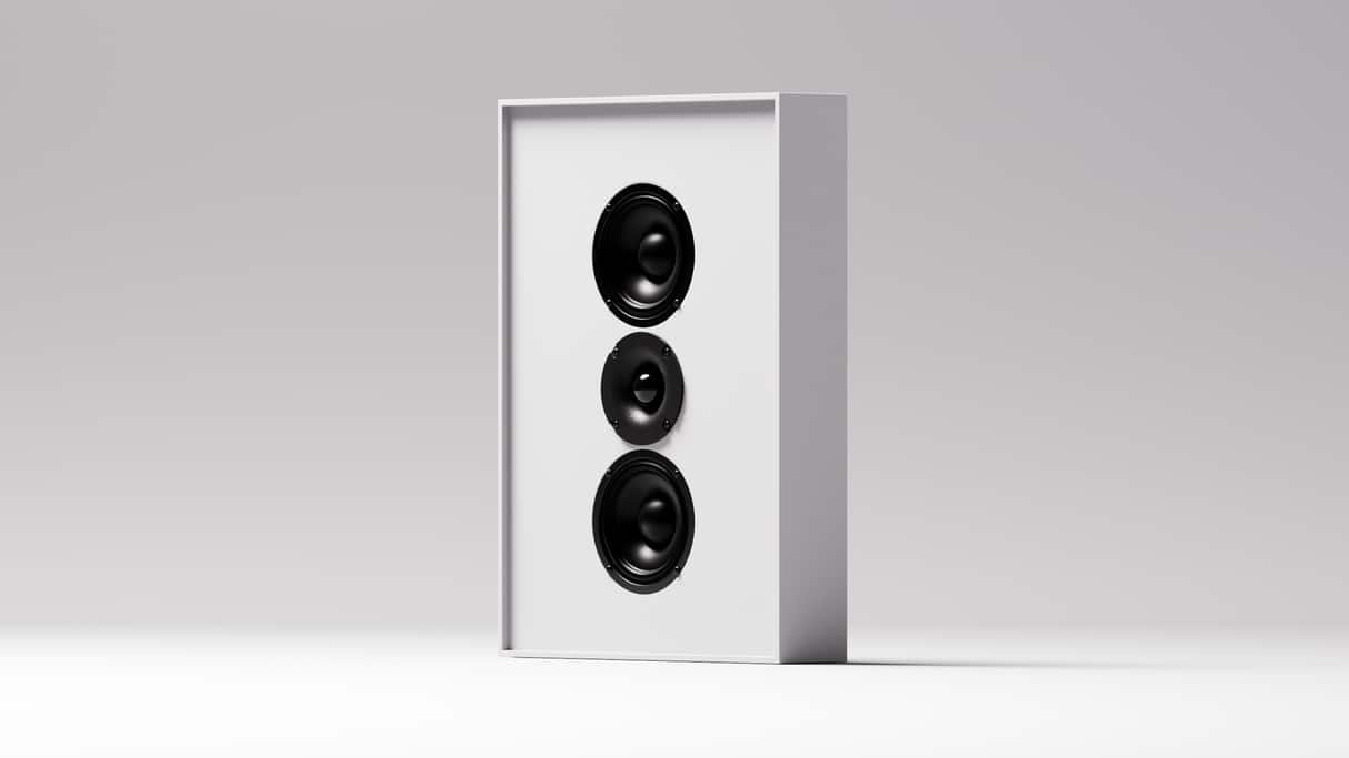 Gallo Acoustics - Profile3 2-Way 100W Slim On-Wall Speaker – Single - White