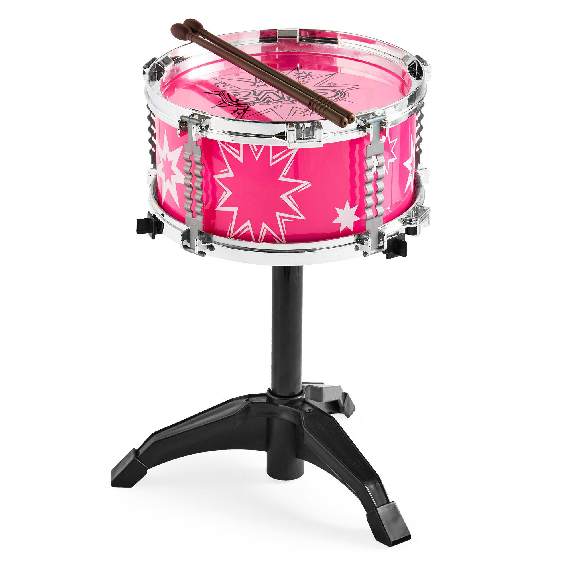 Alt View 5. Best Choice Products - Best Choice Products 11-Piece Kids Starter Drum Set w/ Bass Drum, Tom Drums, Snare, Cymbal, Stool, Drumsticks - Pink - Pink.