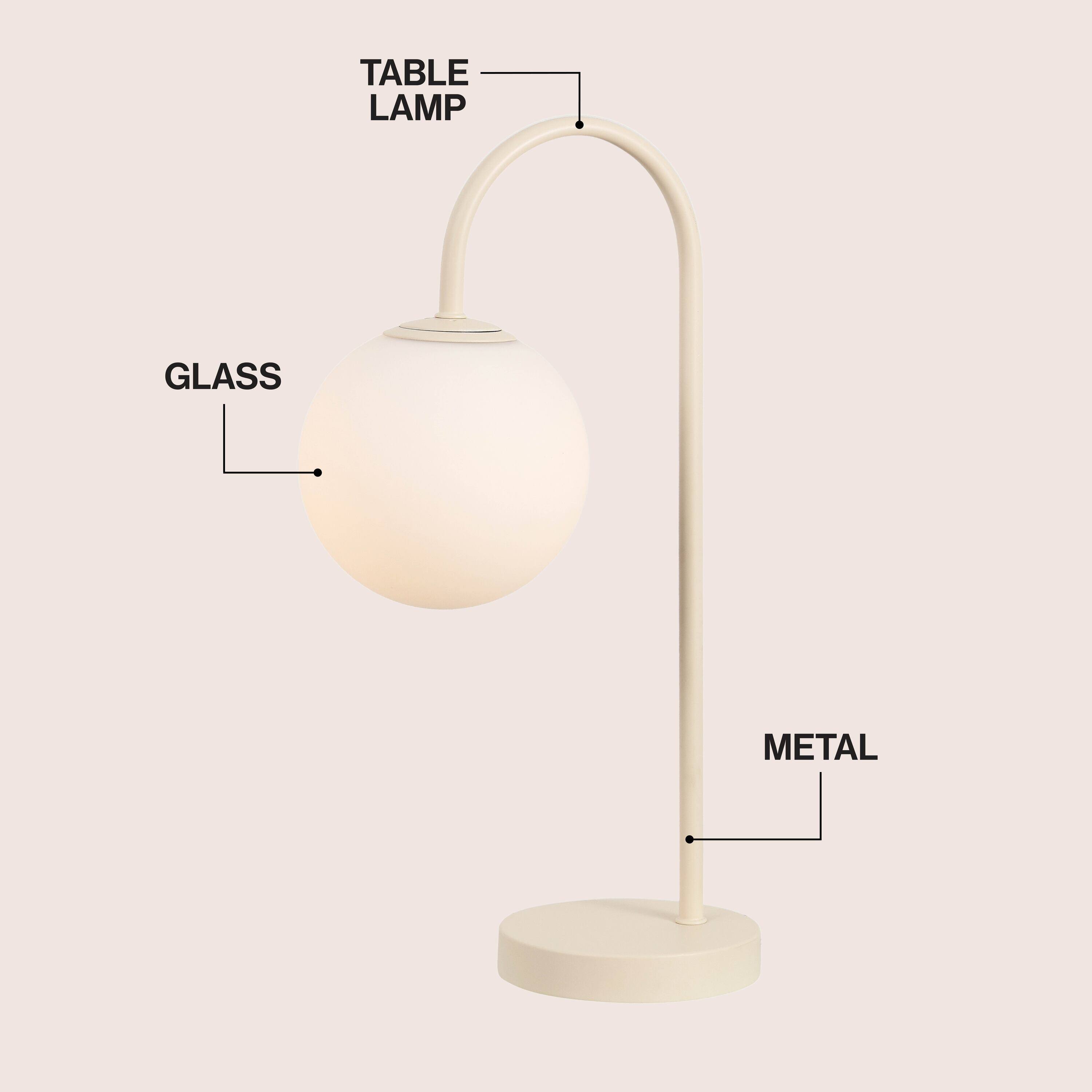 TABLE LAMP  
GLASS  
METAL
