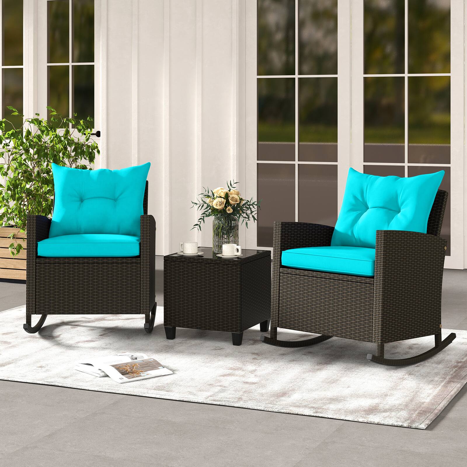 Mix Brown+Turquoise