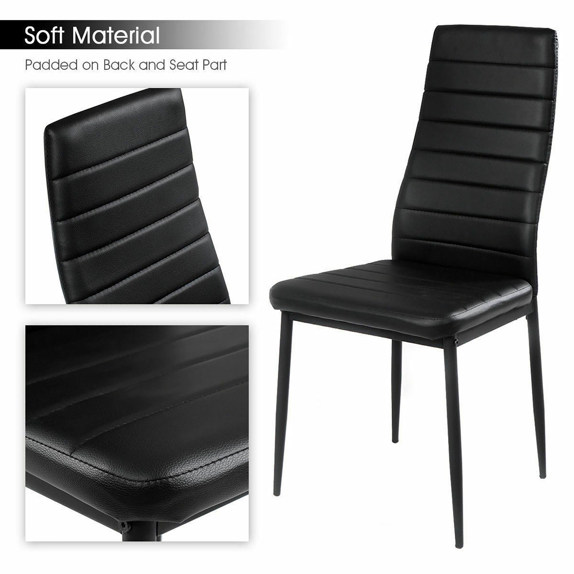 Soft Material Padded on Back and Seat Part