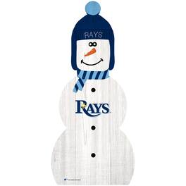 Fan Creations - Tampa Bay Rays 31'' Snowman Leaner - White