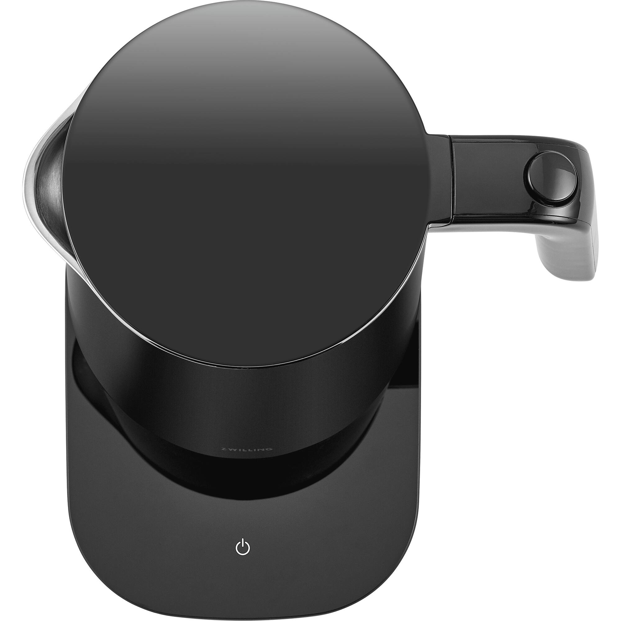 Alt View 12. ZWILLING - Enfinigy Cool Touch 1-Liter Electric Kettle Pro, Cordless Tea Kettle & Hot Water - Black.