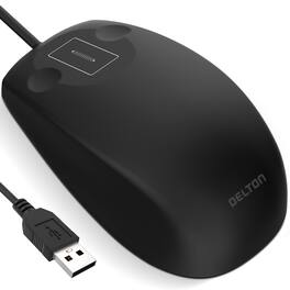 Delton - M41 Waterproof IP68 Computer Mouse - Wired - Black