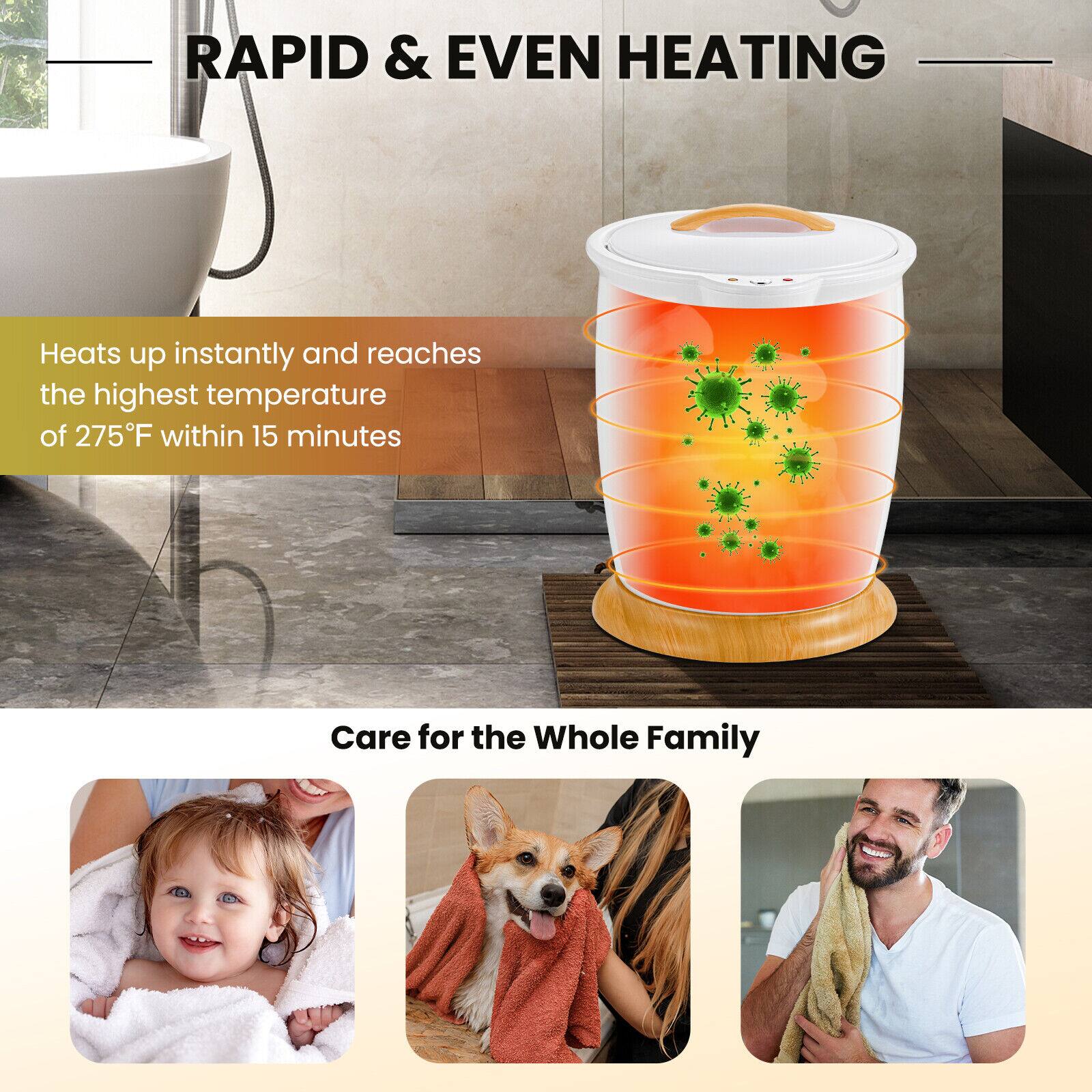 RAPID & EVEN HEATING

Heats up instantly and reaches the highest temperature of 275°F within 15 minutes

Care for the Whole Family