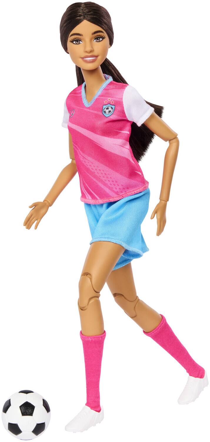 Alt View 4. Mattel - Barbie Team Barbie Roll & Reveal Soccer Player Doll and Accessories   - COLLECTIBLES - Multicolor.