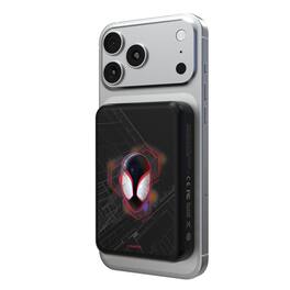 Keyscaper - Marvel Badge Wireless Mag Power Bank - Miles Morales 1