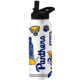 Logo Brands - Pitt Panthers 2023 Backyard Brawl 34oz. Quencher Bottle - Multicolor