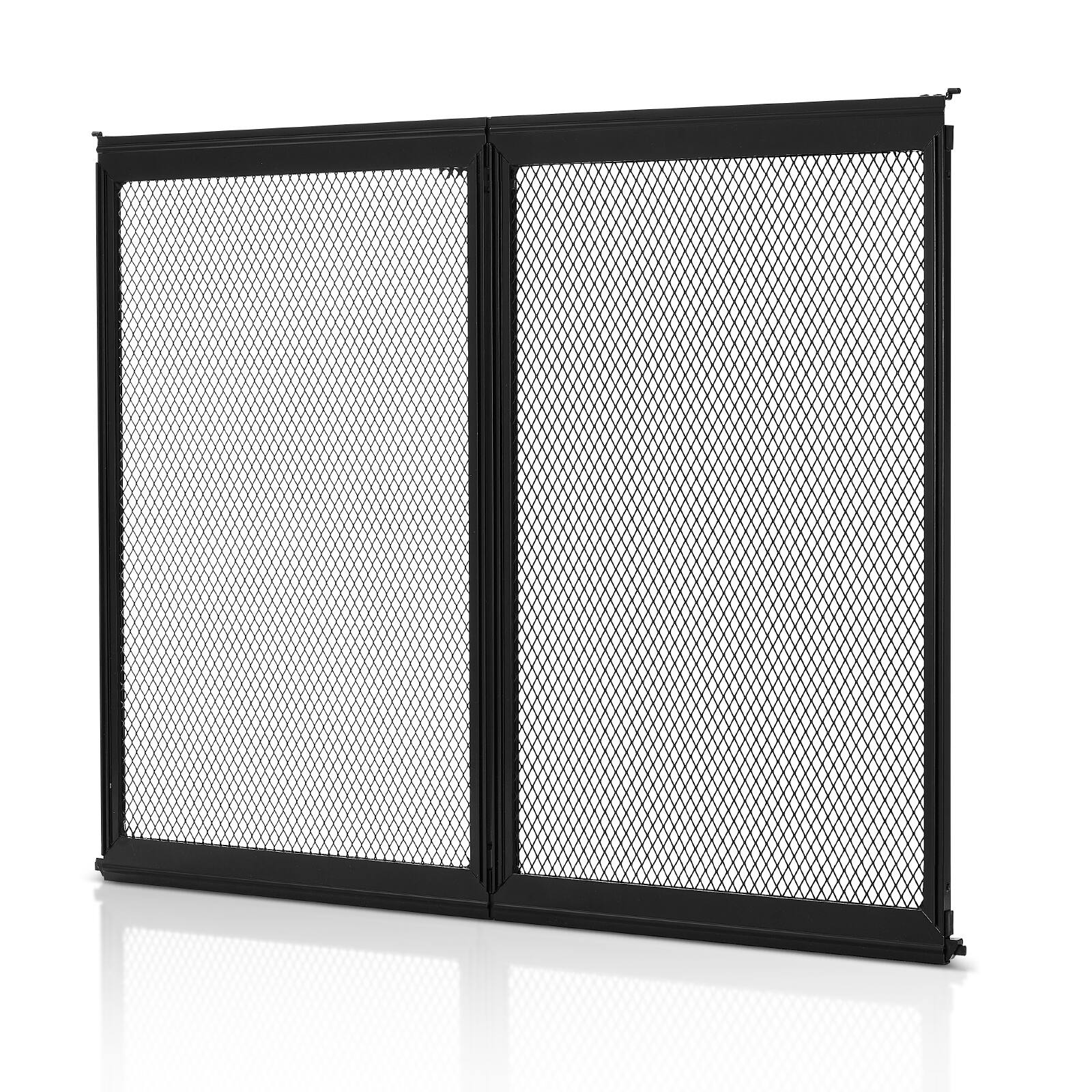 Front. VEVOR - RV Screen Door Protector, 24.5 x 20 inch Door Grille, Easy to Install and Disassemble - Black.