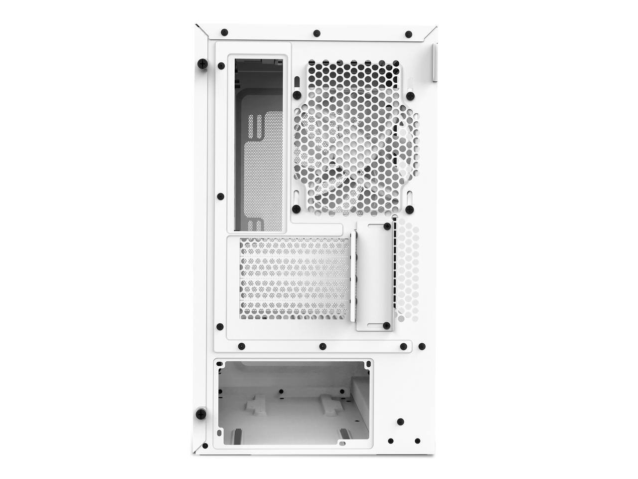 Alt View 8. NZXT - NZXT CC-H31FW-01White SGCC / Tempered Glass Micro ATX Cases Case  (Computer Cases - ATX Form) - White.