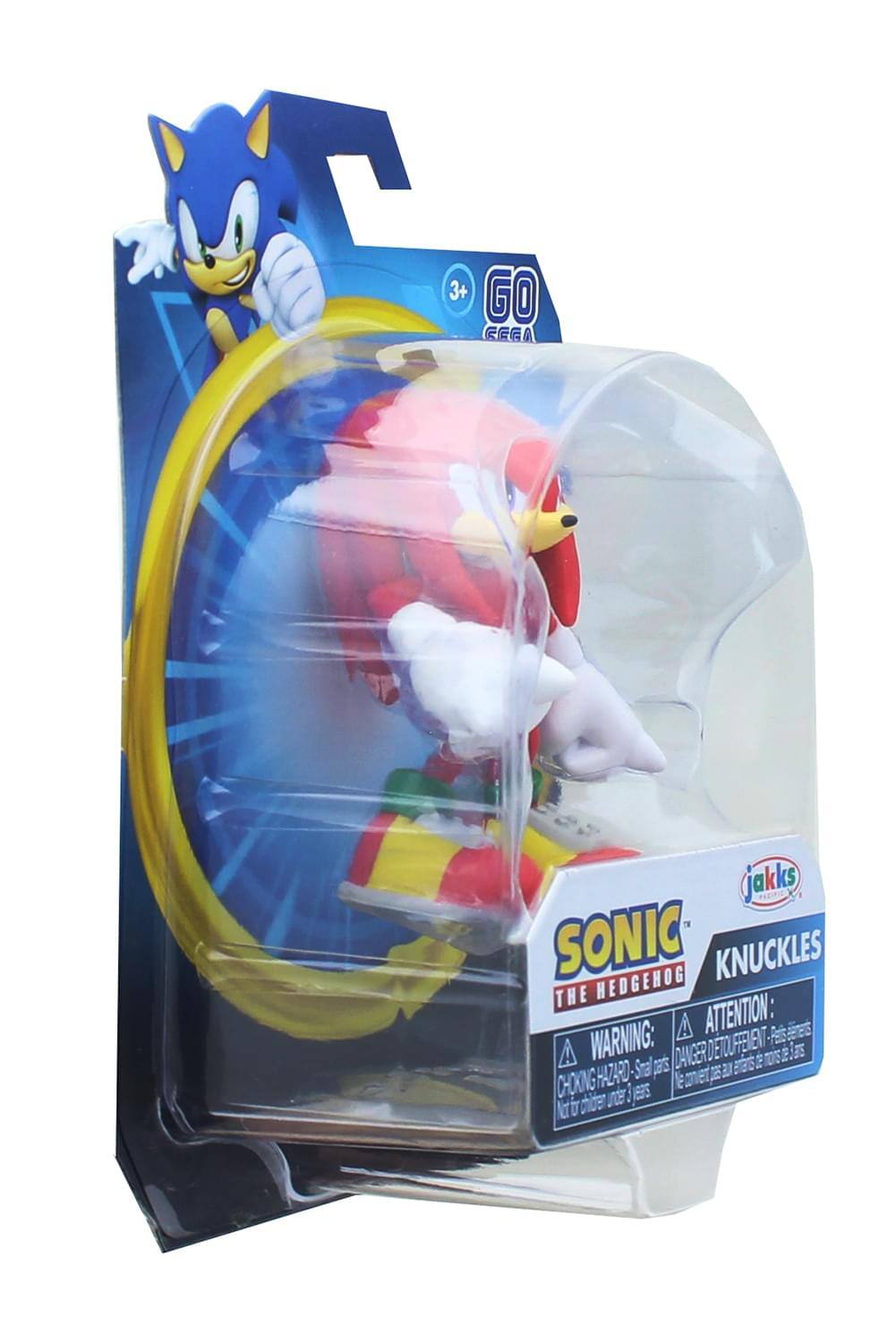 7 3+ GO GGAA jakks PDRIC SONIC KNUCKLES THE HEDGEHOG ATTENTION: WARNING: DANGER DETOUFFEMENT - PETITS ÉLÉMENTS CHOKING HAZARD - Small parts Not for children under 3 years.