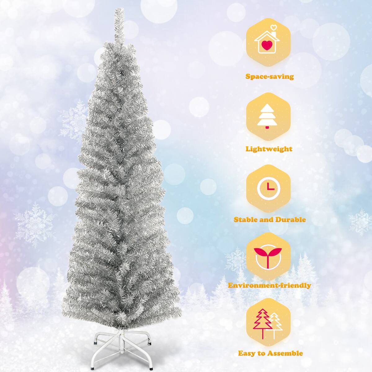 - Space-saving
- Lightweight
- Stable and Durable
- Environment-friendly
- Easy to Assemble