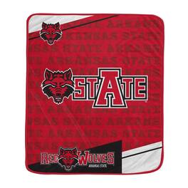 Pegasus - Arkansas State Red Wolves 50" x 60" Diagonal Ghost Ultra Soft Blanket - Multicolor