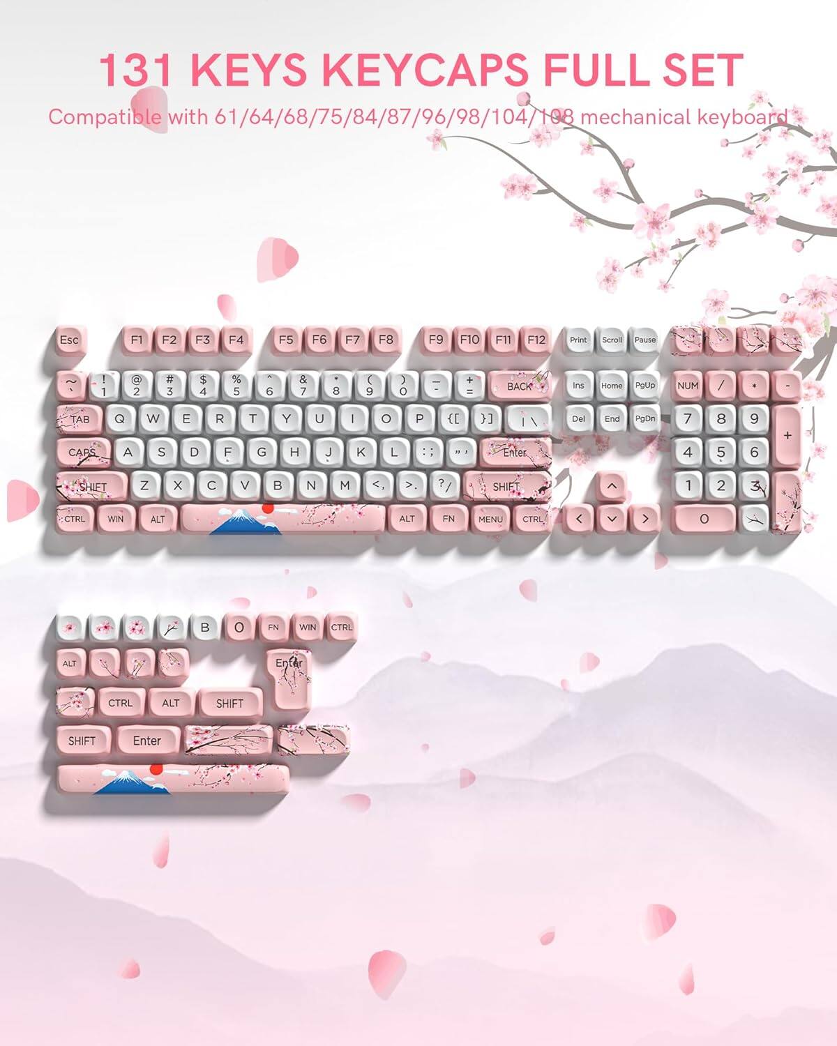Pink-w-142 Keys
