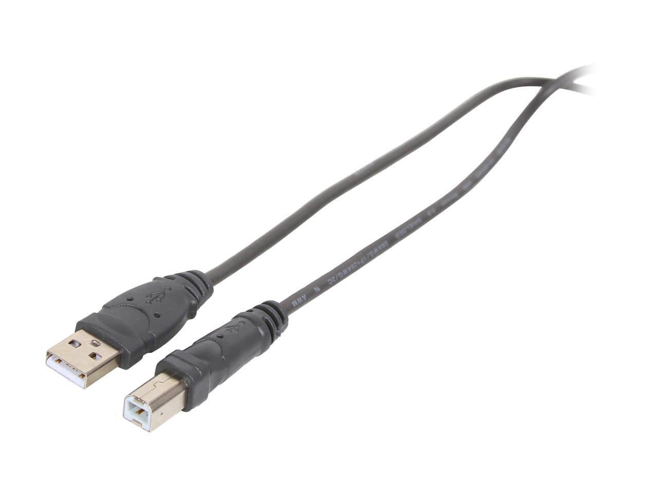 Belkin - F3U133b06 Black Hi-Speed USB 2.0 Cable