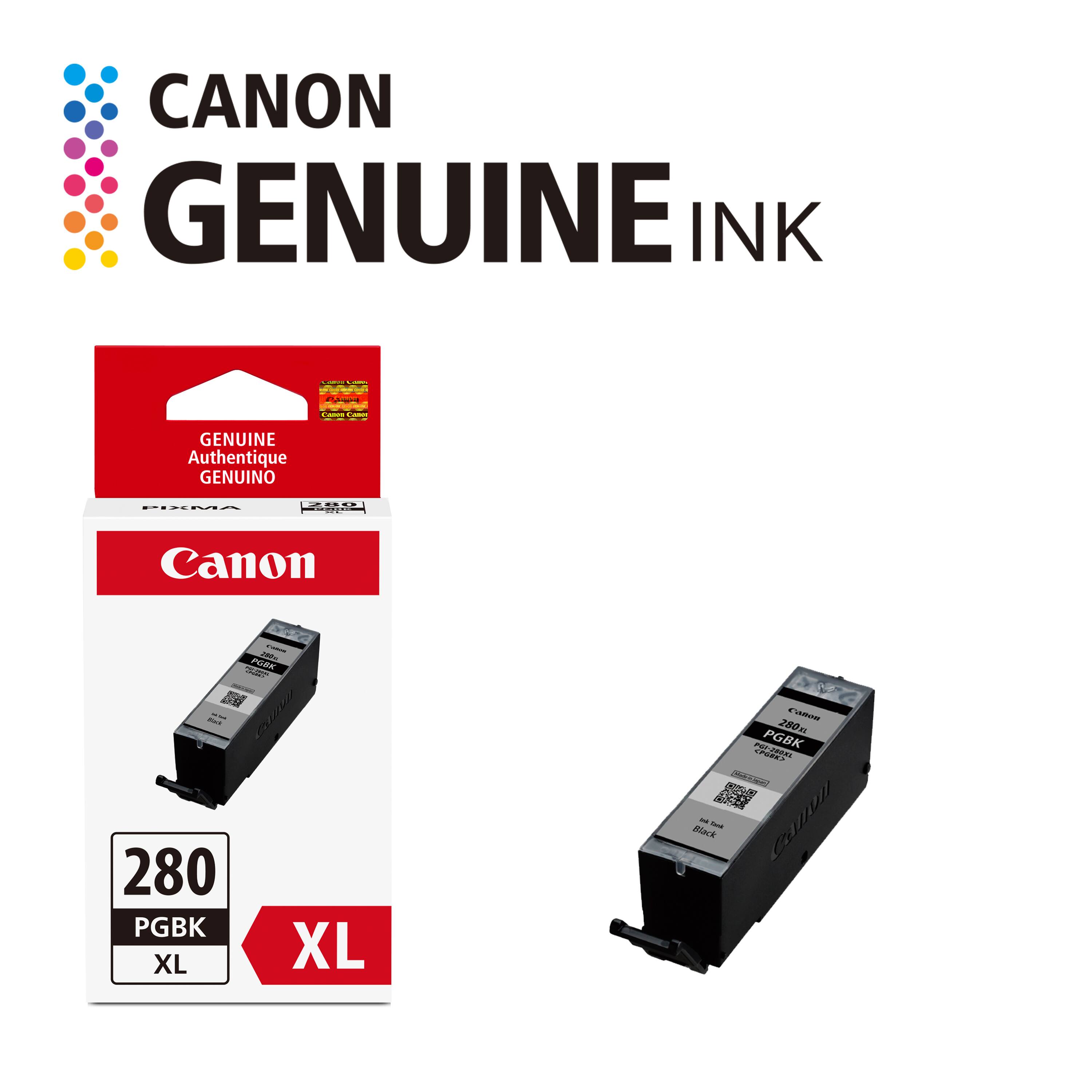 CANON GENUINE INK

Canon

GENUINE Authentique GENUINO

280 PGBK XL

Canon 280 PGBK XL
