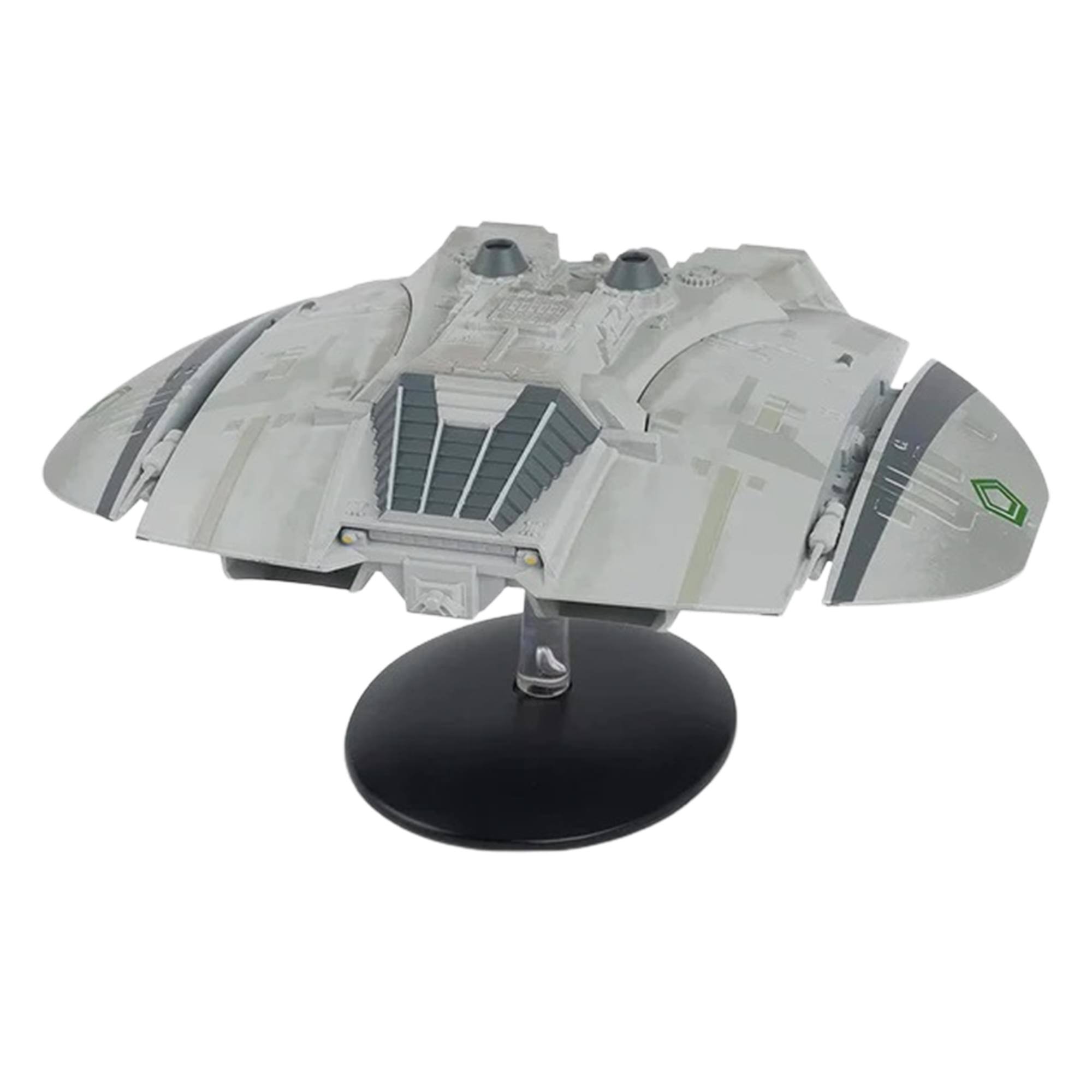 Alt View 1. Eaglemoss - Eaglemoss Battlestar Galactica Ship Replica | Classic Cylon Raider - Grey.