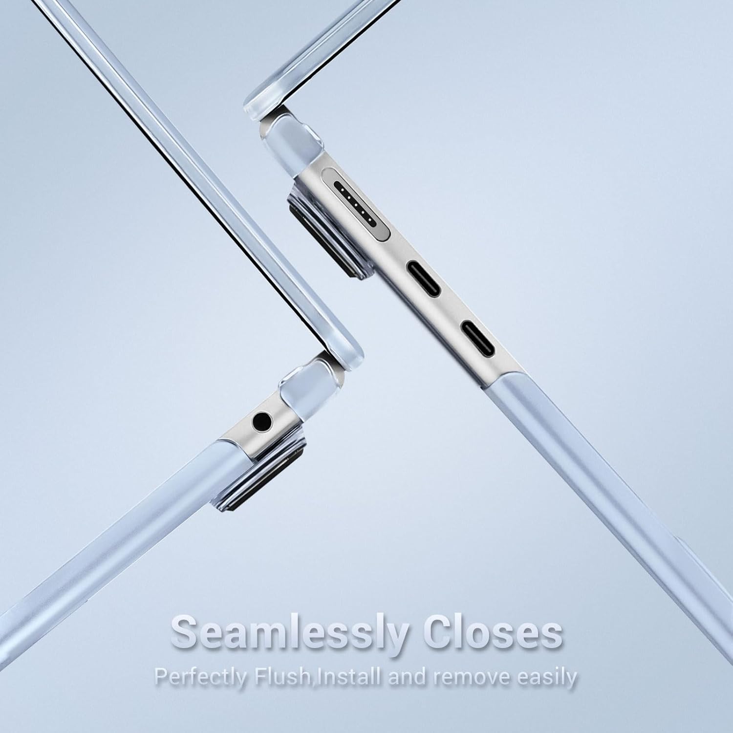 Seamlessly Closes  
Perfectly Flush Install and remove easily