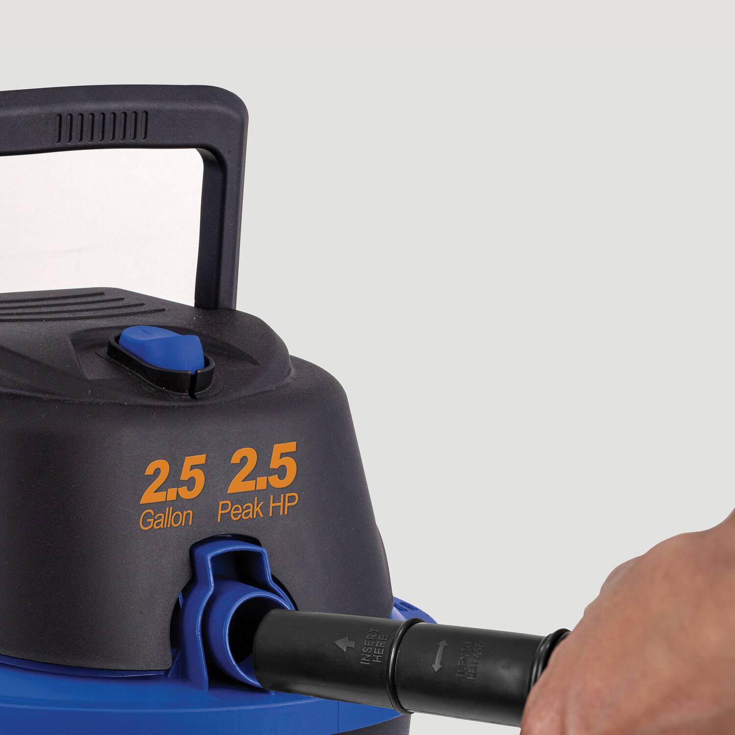 2.5 Gallon  
2.5 Peak HP