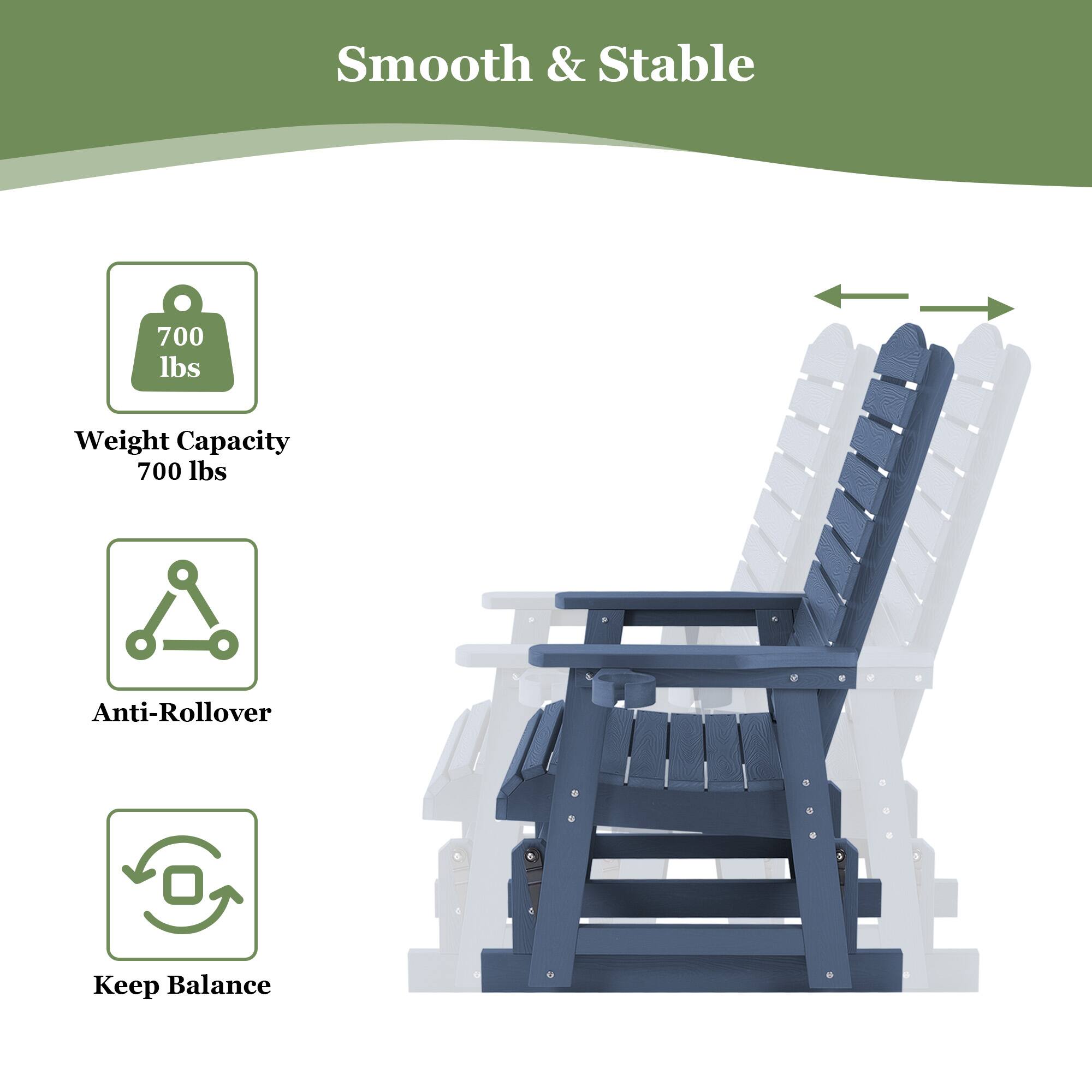 Smooth & Stable

- Weight Capacity: 700 lbs
- Anti-Rollover
- Keep Balance