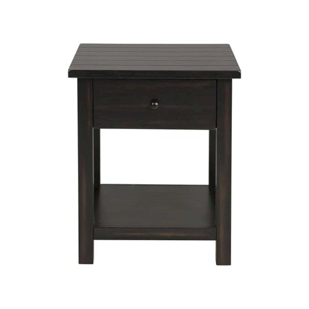 Alt View 3. Coaster Co. of America - Payne 2-piece Coffee and 1-drawer End Table Set Java - Black.