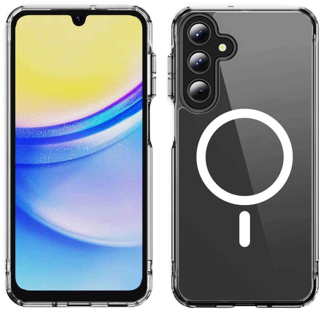 Alt View 2. Nakedcellphone - Clear Case for Samsung Galaxy A16 5G Phone - Compatible with MagSafe Mounts/Wallets - Clear.