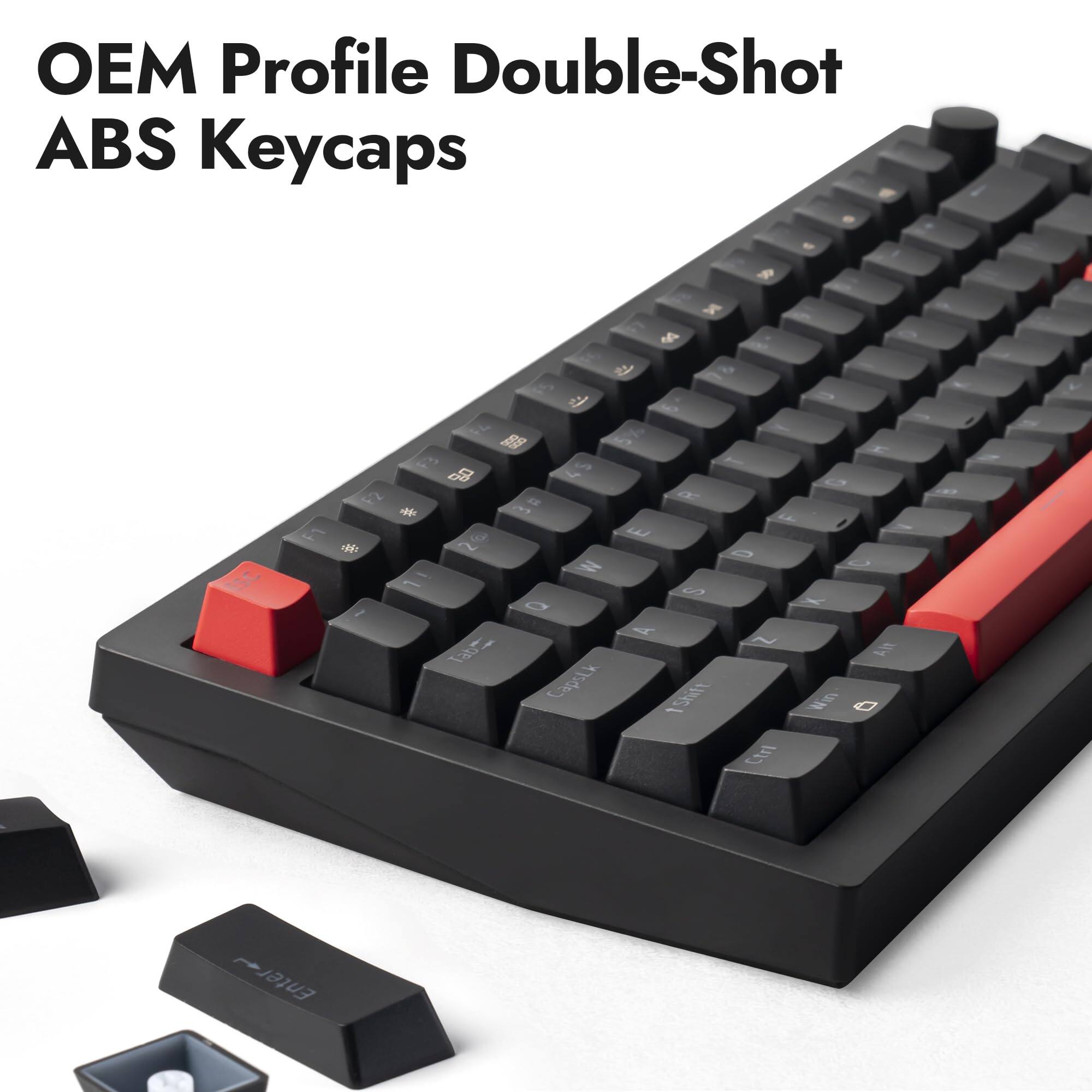 OEM Profile Double-Shot ABS Keycaps

- g S f i
- E u J 0 a
- C + a 4
- LA I E 1 2 0
- I 0 L S 0 Y
- A Tatt CapsLk 1 Shift Win Ctrl
- Enter