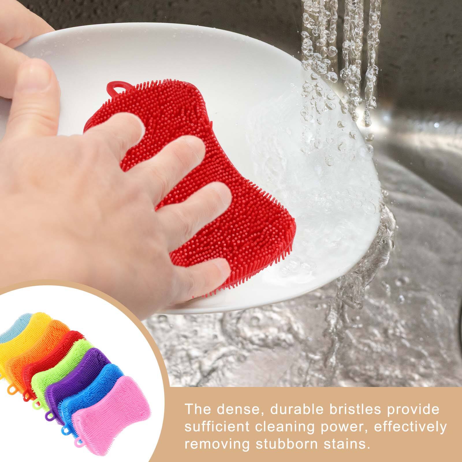 The dense, durable bristles provide sufficient cleaning power, effectively removing stubborn stains.