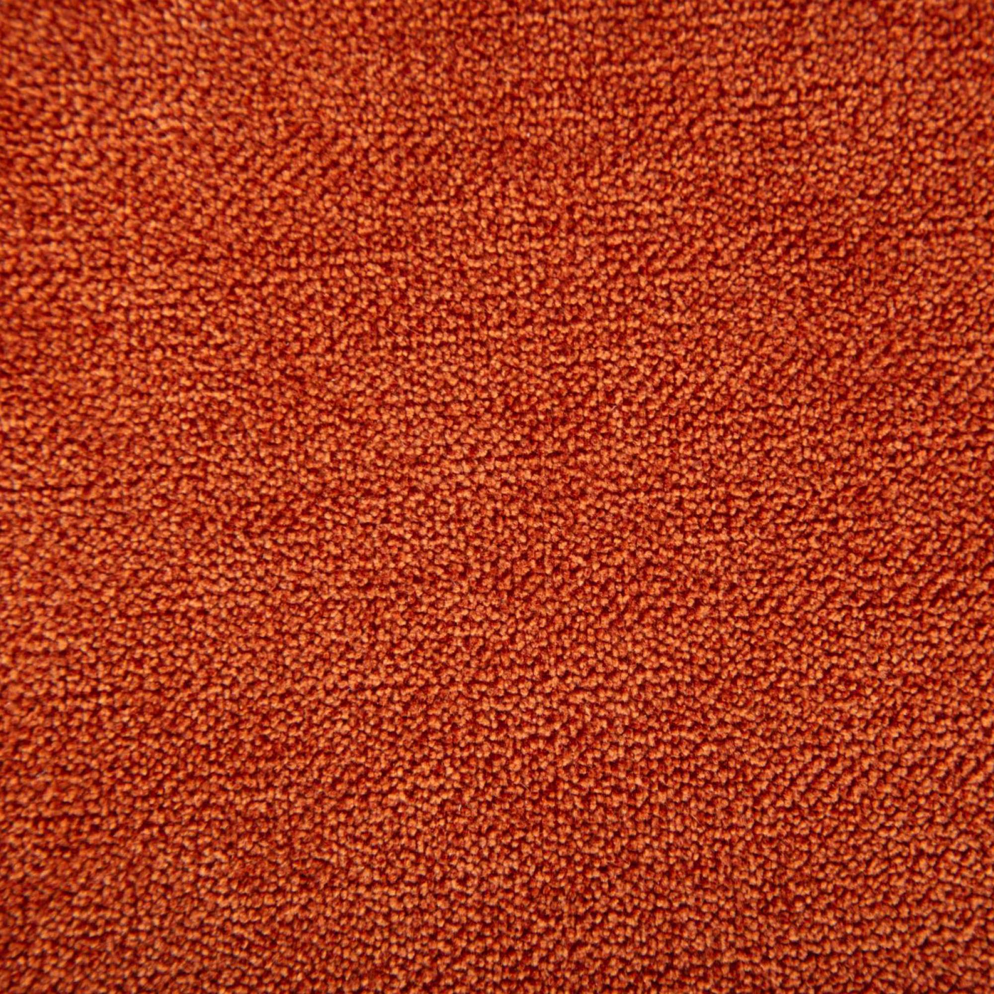 Alt View 5. GOODSILO - Modern Dining Chairs Set of Two with Curved Backrest and Upholstered Fabric Seating - Orange.