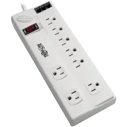 TRIPP-LITE
MODEL: TLP1008
8 OUTLETS
1000W
UL LISTED