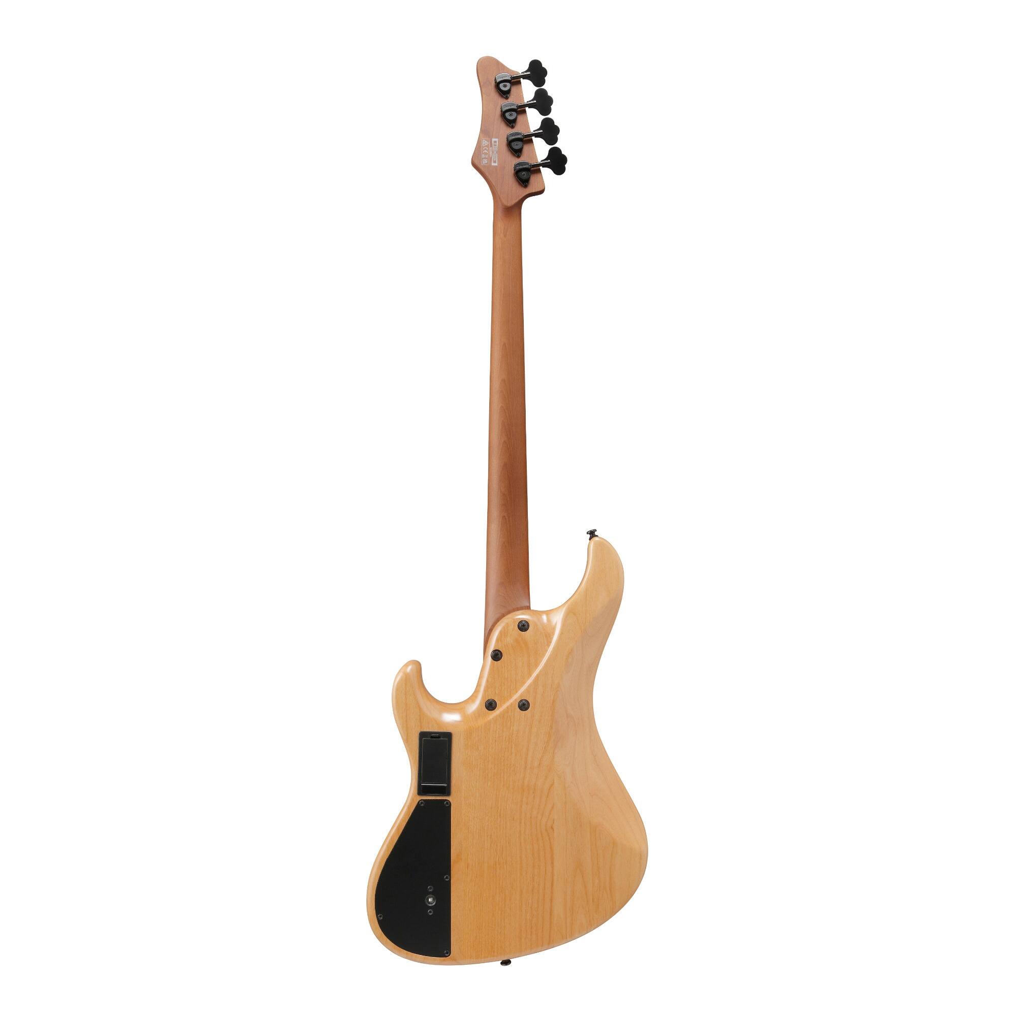 Angle. Ibanez - Ibanez MDM1600NML MDM 4str Electric Bass w/Bag - Natural Mocha Low Gloss.