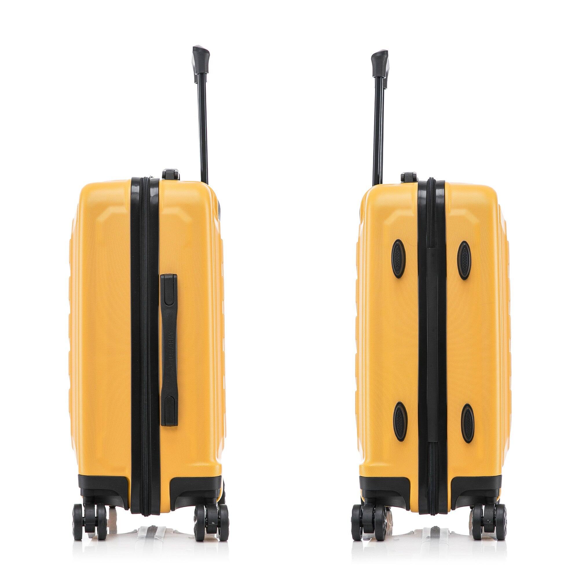Alt View 5. US Army - FOX 20" Carry-On Suitcase - MUSTARD.