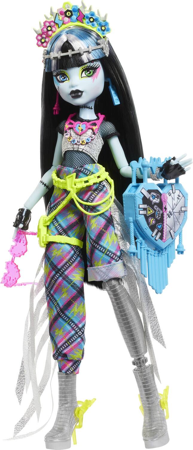Mattel - Monster High Monster Fest Frankie Stein Fashion Doll with Festival Outfit - Collectibles - Multicolor