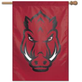 WinCraft - Arkansas Razorbacks 28" x 40" Large Logo Single-Sided Vertical Banner - Multicolor