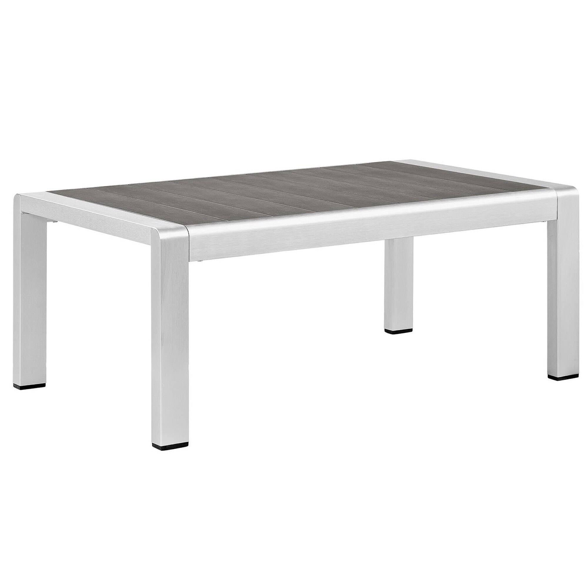 Alt View 1. Modway - Shore 4 Piece Outdoor Patio Aluminum Sectional Sofa Set by Modway - Silver Navy.